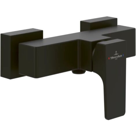 Mitigeur mécanique douche VILLEROY ET BOCH Architectura Square Noir mat