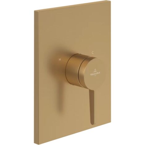Mitigeur mécanique encastré VILLEROY ET BOCH Conum Brushed Gold