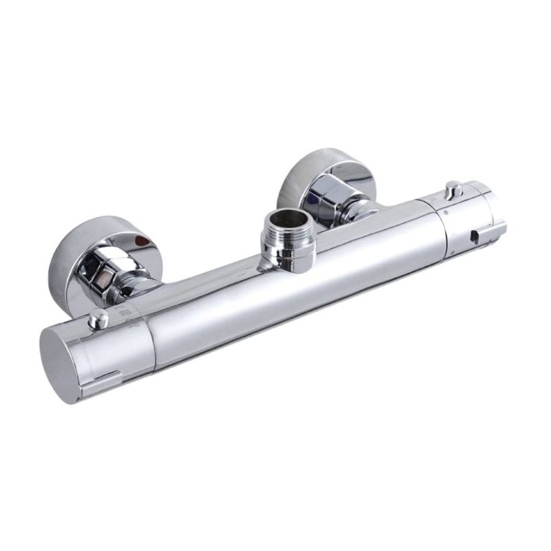 Ahlsen - Mitigeur mécanique rond sortie haute Douche thermostatique à encastrer(supérieur)