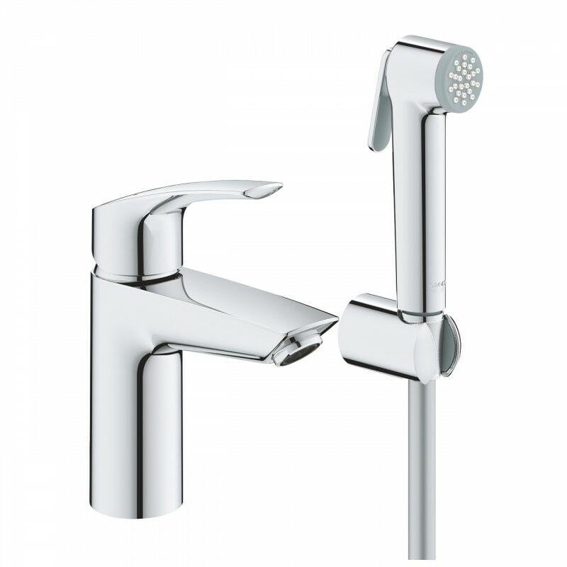 Grohe - Mitigeur Monocommande avec Douchette Eurosmart Taille s Chromé - 23124003