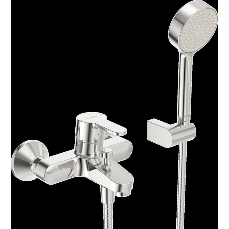 Hansa - primo Mitigeur de bain et douche, avec douchette, avec