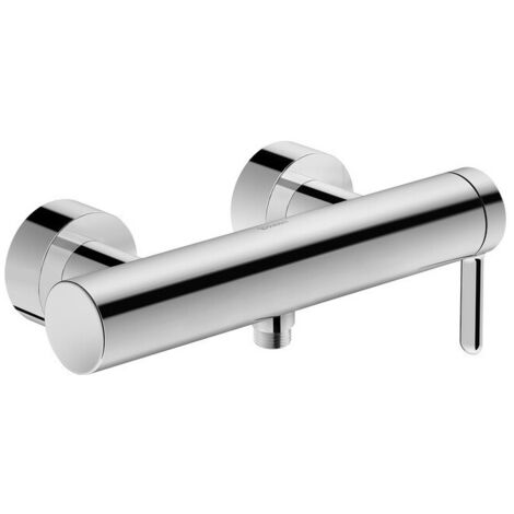 mitigeur monocommande de douche DU C.1 apparent, saillie 80, largeur 272 mm, noir mat