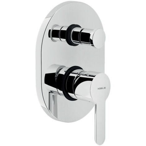 Mitigeur de douche 2 voies intégré Nobili ABC AB87100CR