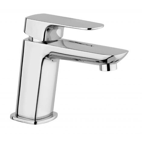 Mitigeur monocommande de lavabo avec vidage 1"1/4 et flexibles de raccordement Paini Nove 09CR211  Chromé