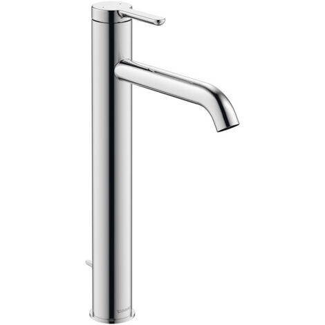 mitigeur monocommande de lavabo Duravit C.1XLavec garniture de vidage chroméé