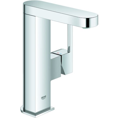 Grohe Plus - Miscelatore da lavabo M con sistema di scarico Push-Open, cromato 23872003