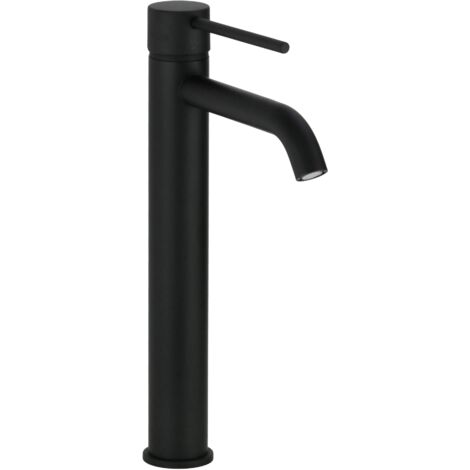 Mitigeur monocommande de lavabo haut noir mat sans vidage Paini Cox 78YO205TCOLL  Noir mat