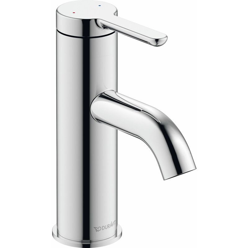 Duravit - C.1 Mitigeur monocommande de lavabo s - Chromé Brillant - sans vidage - C11010002010