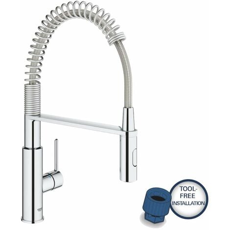 Mitigeur monocommande évier avec bec professionnel GROHE Get
