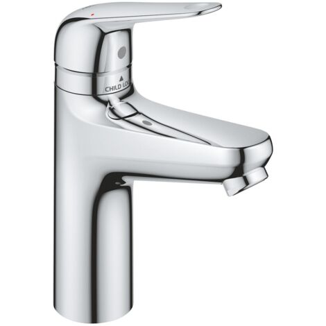 Mitigeur monocommande - GROHE - 24327001 - Lavabo Swift - Avec sécurité enfant - Taille M