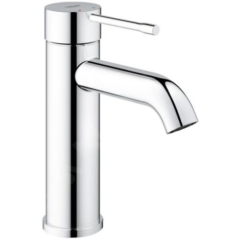 Mitigeur monocommande lavabo chrome – Hauteur 208 mm – Bec courbé – Installation rapide GROHE FastFixation Plus – 23590001