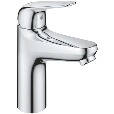Mitigeur de lavabo à levier DN15 taille M – Finition chromée – Hauteur 179mm – Débit 5L/min – Installation rapide avec système GROHE QuickTool