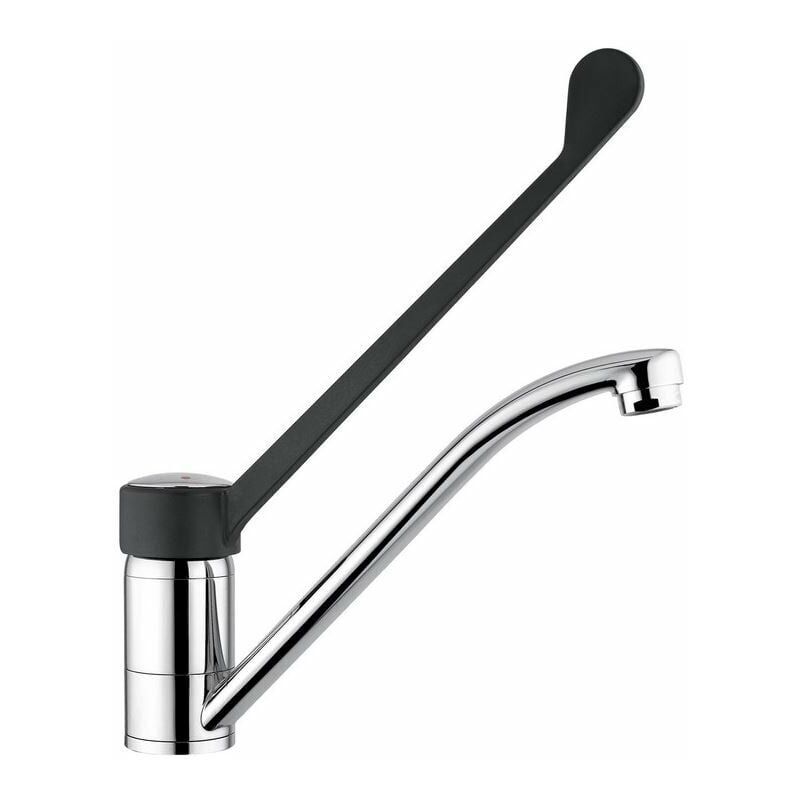 Idral - Mitigeur d'évier avec levier clinique 09495 Chromé - Laiton