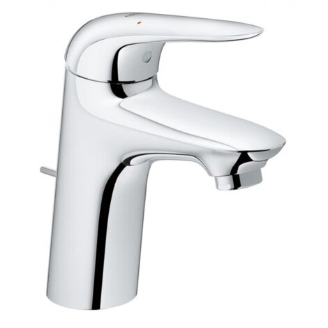 Mitigeur monocommande pour lavabo 163 mm taille S en laiton chromé - Grohe New Eurostyle