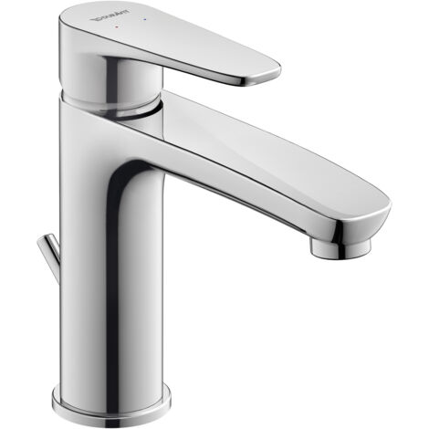Mitigeur monocommande pour lavabo B.1 M avec ensemble de vidange à tiges de traction, chromé