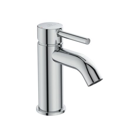 Ideal Standard – Mitigeur de lavabo monocommande en laiton chromé – Bec fixe avec aérateur caché – Système de fixation Easy Fix – Hauteur sous bec 76mm