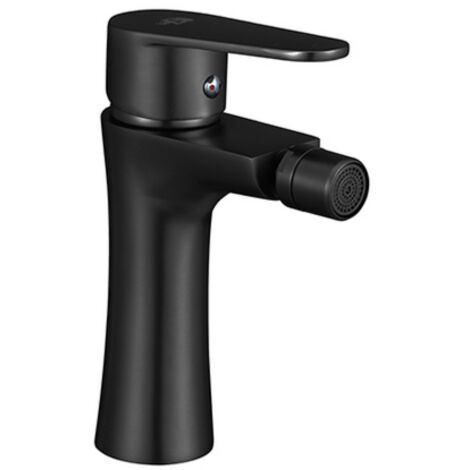 Mitigeur monocommande se'rie DianHydro Lizzy pour bidet avec vidage 1"1/4 inclus finition noir mat