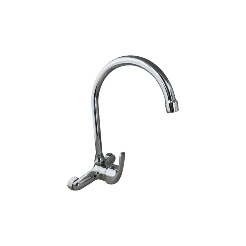 Bagnoclic - Mitigeur mural pour cuisine ou buanderie avec bec de parapluie