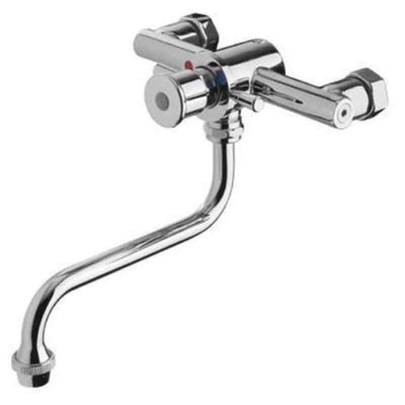 MCM - Mitigeur mural temporisé barillet pivotant