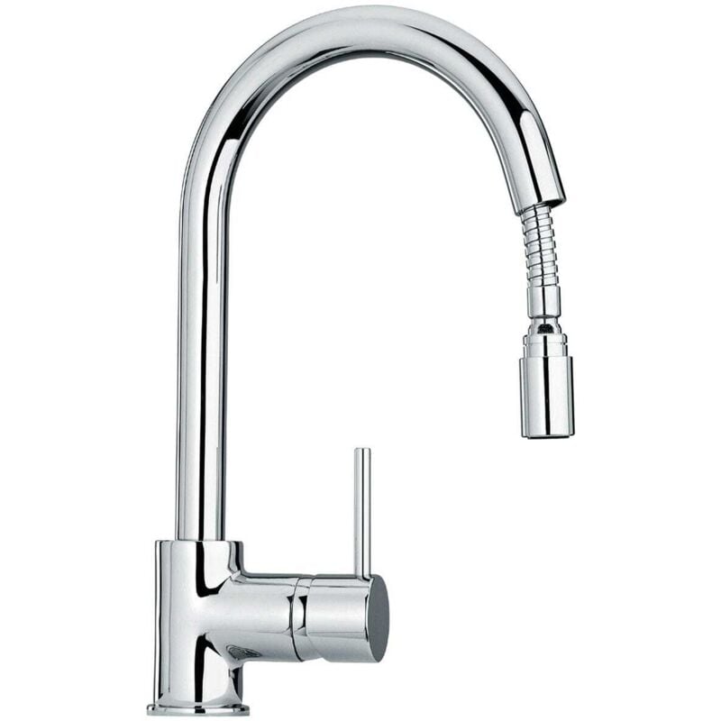 Kiamami Valentina - Mitigeur Pour Cuisine Avec Douchette à Eau Coulissante Piuma
