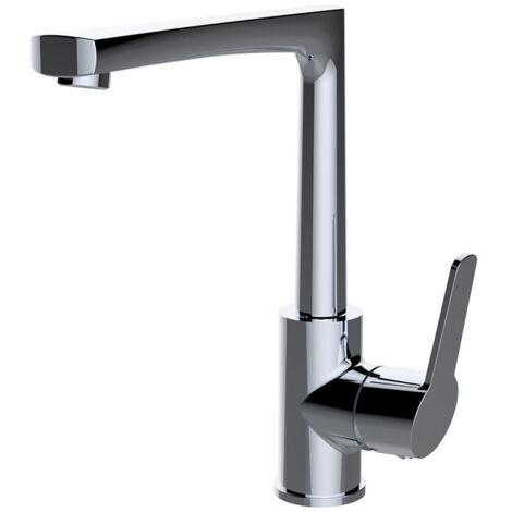 Mitigeur pour évier Panam Evo Xtreme avec bec coulé - 235 mm - Chromé - STANDARD HIDRAULICA - 62241