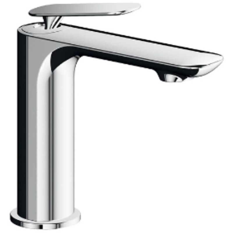 Cristina Ondyna - Mitigeur lavabo regular avec vidage up&down chromé Foil - Hauteur 157 mm - Chromé
