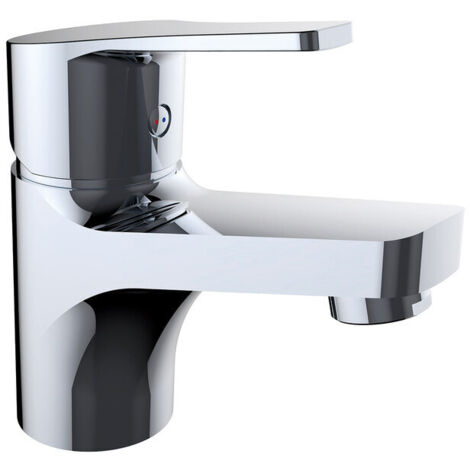 Mitigeur pour lavabo Go avec vidage synthétique - 65 mm - Chromé - STANDARD HIDRAULICA - 61748
