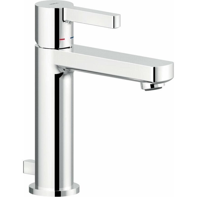 Nobili - Lira Series LR116118/1CR Mélangeur lavabo avec vidage 1 1/4 Chromé - Laiton