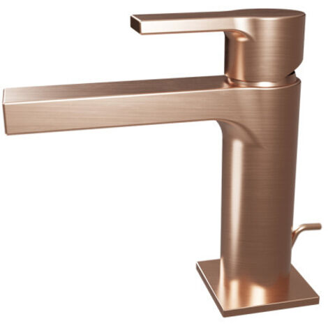 Mitigeur pour lavabo Omega Vidage Or Rose Brossé - CRISTINA ONDYNA OG22134P