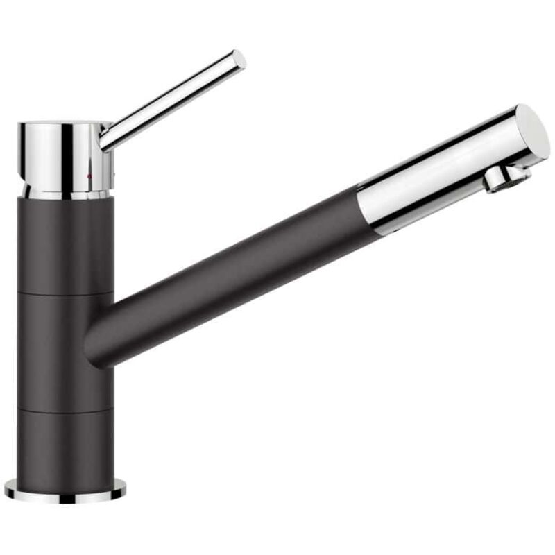 Kano - Mitigeur d'évier, noir / chrome 526175 - Blanco