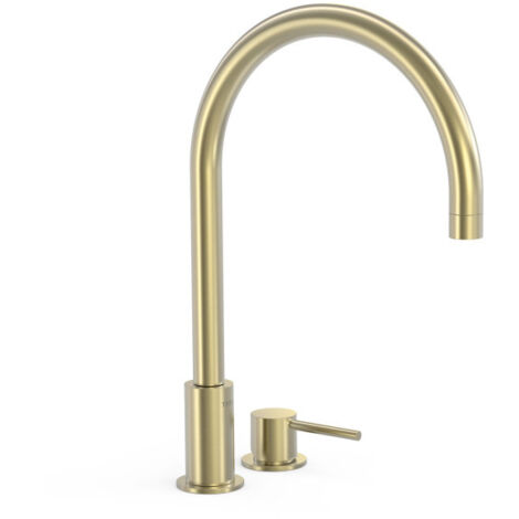 Mitigeur sur gorge pour lavabo Cava Doré - TRES 26110501CA