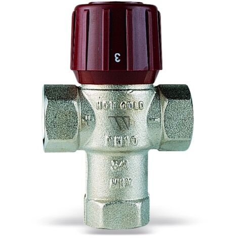 Mitigeur thermostatique 62C 42-60ºC AQUAMIX - WATTS Dimensions : 3/4