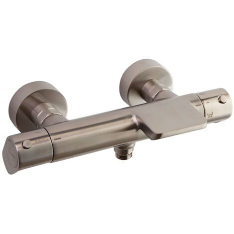 Mitigeur thermostatique bain-douche ALEXIA Nickel Brossé - 363901SNC