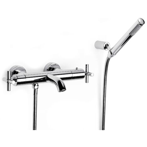 Mitigeur thermostatique bain-douche avec douchette LOFT - ROCA