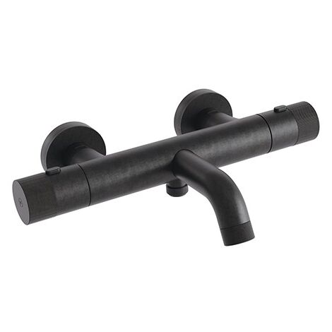 Mitigeur thermostatique bain douche Chromé Noir Brossé EAST SIDE - CRISTINA ONDYNA ES15775