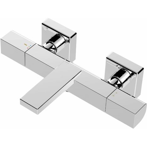 Mitigeur thermostatique bain-douche KALA Set de douche: Avec