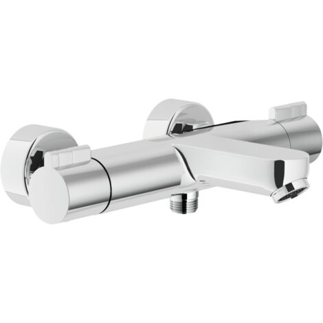 Mitigeur thermostatique bain-douche mural ABC - Chromé