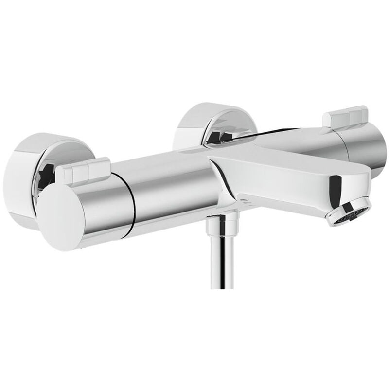 Mitigeur thermostatique bain-douche mural abc - Chromé