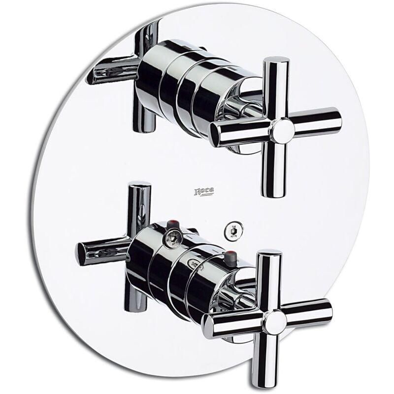 Roca - A5A0743C00 loft Grifo Termostático Empotrable para Baño o Ducha Cromo - ref: A5A0743C00