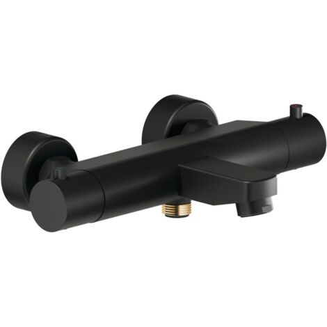 Mitigeur thermostatique de baignoire et douche New Anco - Anconetti - Black