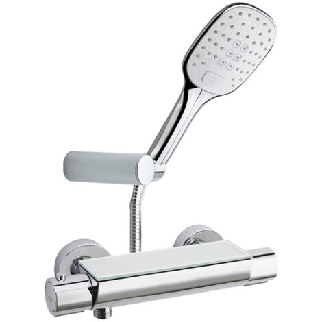 Mitigeur thermostatique de douche avec ensemble URBAN CHIC Chromé - 213401K3