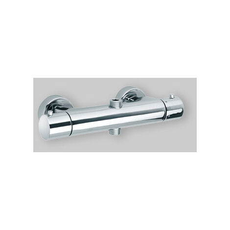 Mitigeur Thermostatique de Douche Avec Inverseur 2 Voies "Disco" Chrome
