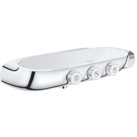 Grohe – Mitigeur thermostatique de douche Grohtherm SmartControl – 3 vannes d'arrêt – Technologie CoolTouch – Cartouche TurboStat – EcoJoy 40% d'économie d'eau