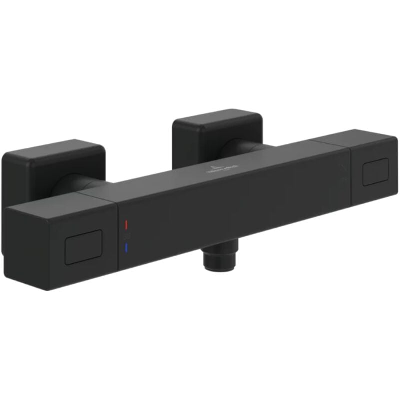 Villeroy&boch - Mitigeur douche thermostatique villeroy et boch Universal rectangle Noir mat