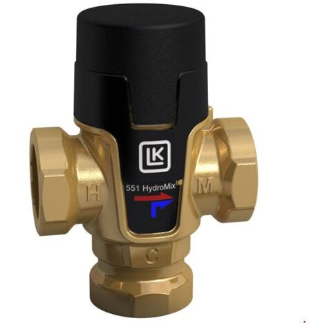 Mitigeur thermostatique domestique MTL en L - Femelle 1/2" (15/21) - température 35-65°C - Thermador