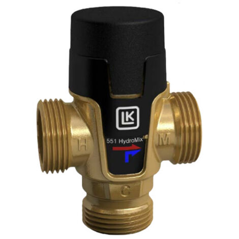 Mitigeur thermostatique domestique MTL en L - Mâle 1/2" (15/21) - température 35-65°C - Thermador