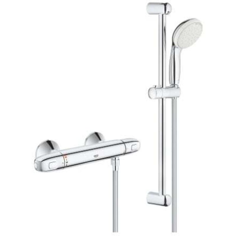 GROHE  34557001 Grohtherm 1000 Mitigeur Thermostatique Ensemble de Douche, Chrome