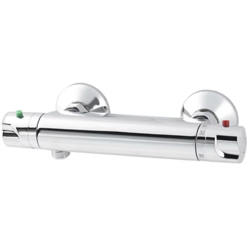 Apic - Mitigeur thermostatique douche mural chromé trevise