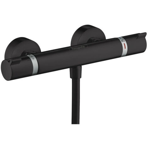 mitigeur Thermostatique douche noir mat