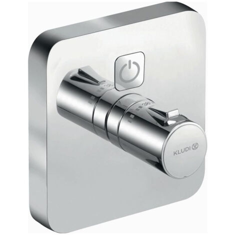 Mitigeur thermostatique encastré Kludi PUSH Feinbaus avec FE soft edge chrome